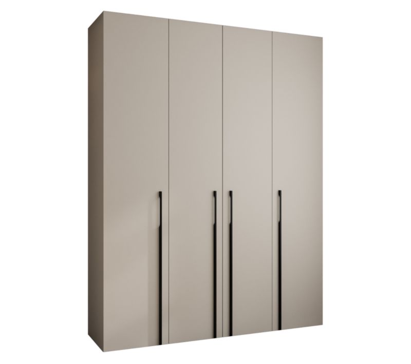 Szafa uchylna Garderoba COMO 3 190 (kaszmir/czarny)