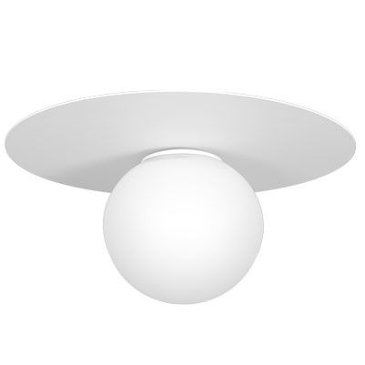 Lampa sufitowa wisząca Luminex Flat 3079 biały mat minimalistyczna 1xE14 x 15W 1 szt.