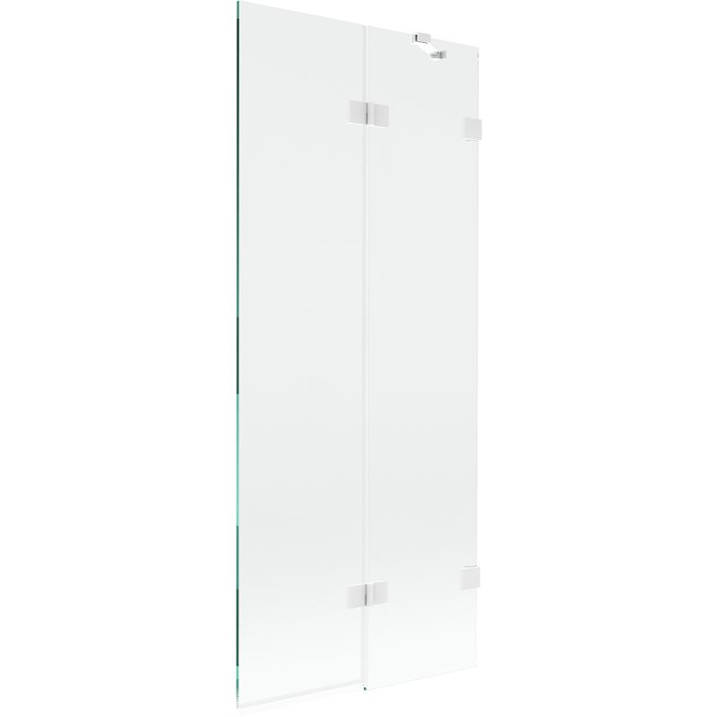 Parawan nawannowy Mexen Lunar biały transparent 80x150 cm 2-skrzydłowy 1 szt