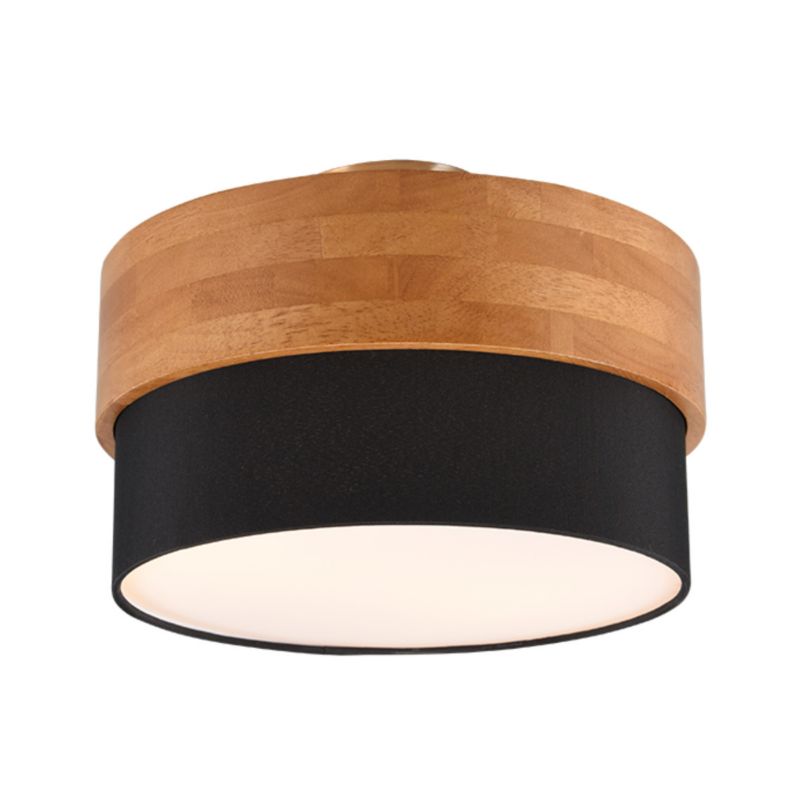 Plafon sufitowy lampa Trio Seasons jasne drewno-czarny-biały 2 x E14 x 40W IP20 wym: 22 x 30 x 30 cm - 1 szt.