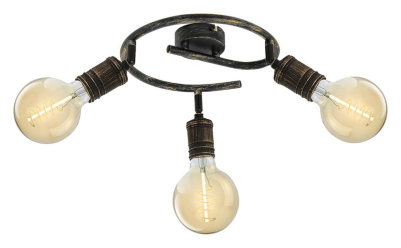 Lampa sufitowa wisząca Rabalux Fidel 2161 złoto antyczne nowoczesna 3xE27 x 1 szt.