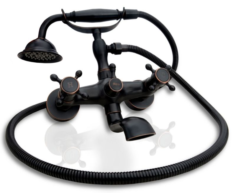 Bateria Wannowa Rea Retro 16X18X26,5Cm Czarny 1 Szt