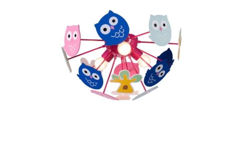 Lampa sufitowa wisząca Rabalux Birdy 3899 wielokolorowy dziecięca 3xE14 x 1 szt.