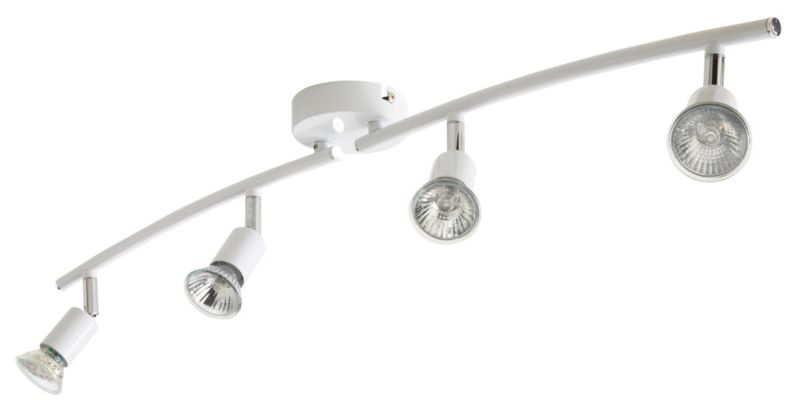 Spot listwa metalowa Colours 4 x 50 W GU10 biała