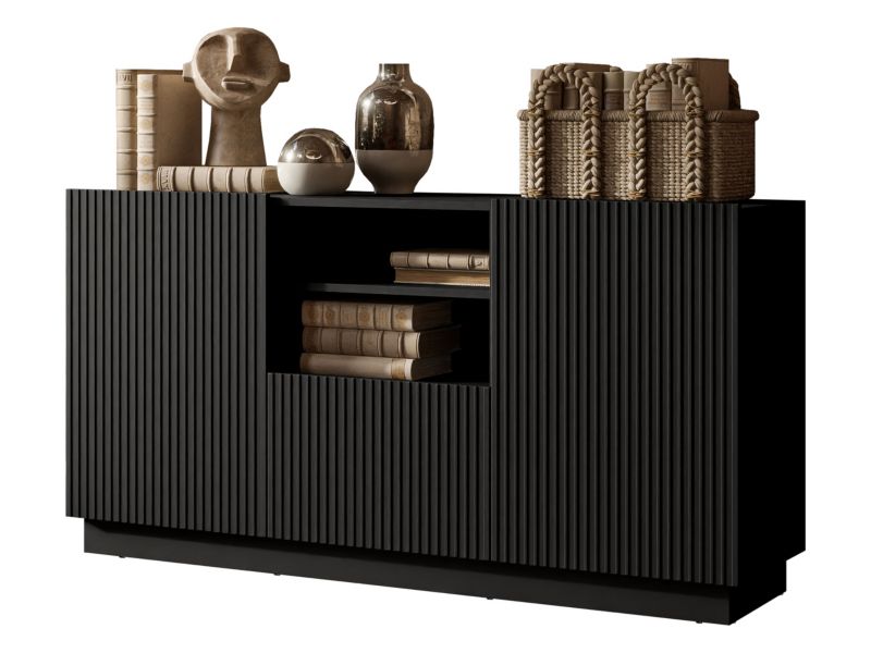 Komoda szeroka MIRJAN 24 Liverti 150 2D1SZ czarny 1 szt.