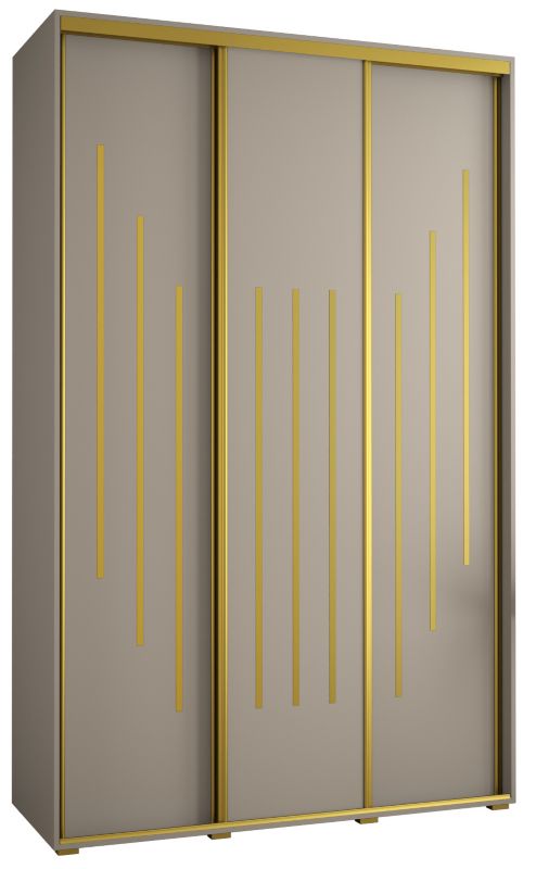 Szafa przesuwna Abiks 60 wysoka Dakota 8 160 kaszmir+kaszmir+złoty 1 szt