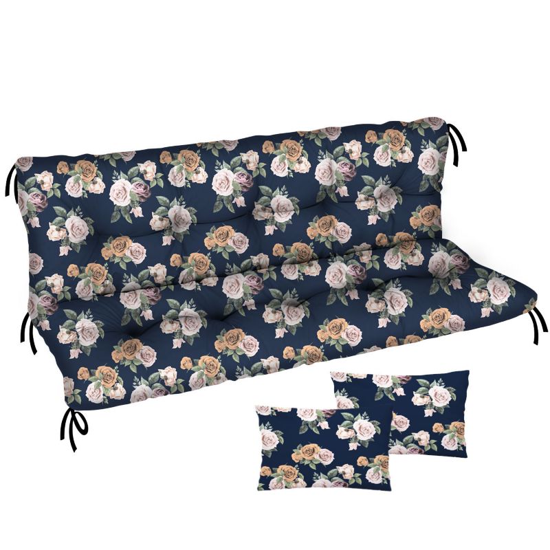 Poduszka materac na huśtawkę Comfort FEROCITY Róże 185x50x50 1 szt.