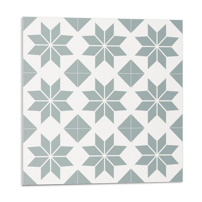 Kafelki samoprzylepne Wallfluent 30x30 cm Geometryczne florystyczne wzory 9 szt.