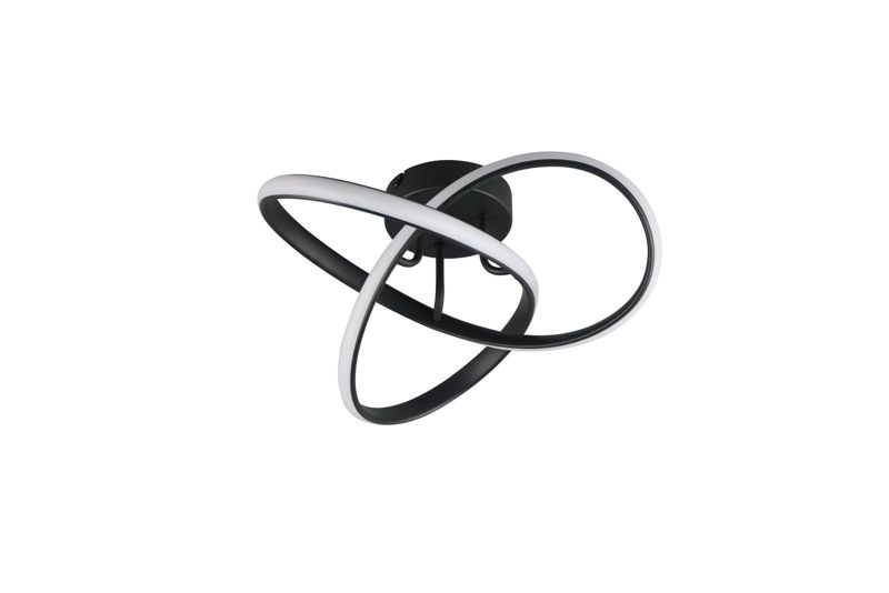 Lampa sufitowa wisząca RL Meo czarna wym: 15 x 40 x 40 cm wbudowany LED 15W 1 szt.