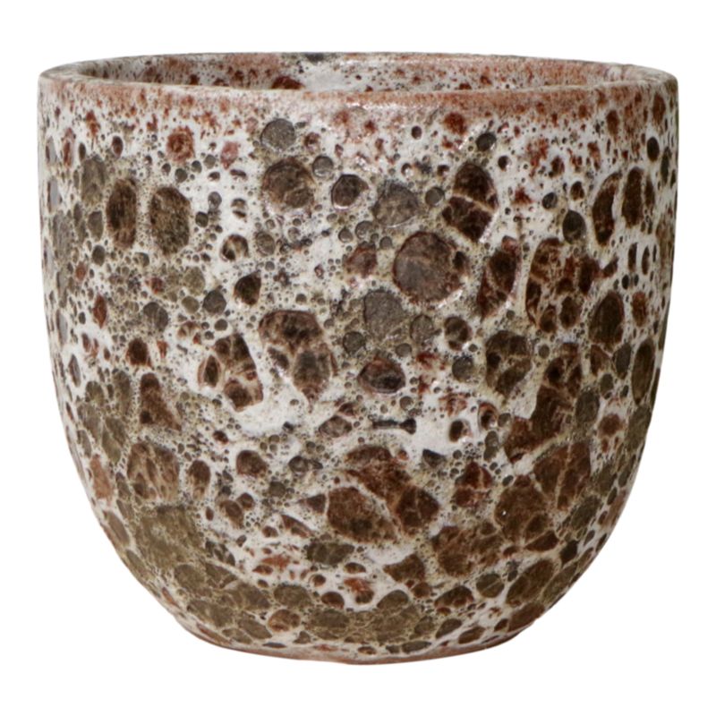 Doniczka ceramiczna Verve 17 cm antyczny brąz