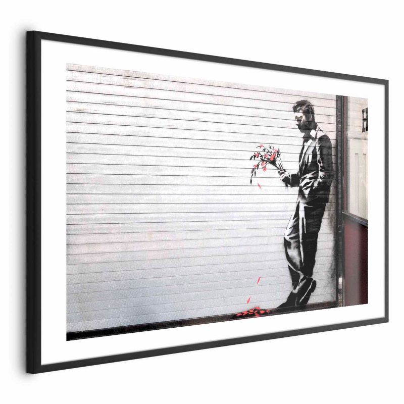 Plakat Artgeist Zakochany 30x21 cm z ramą czarną z marginesem 1 szt