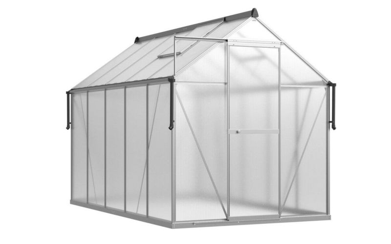 Szklarnia Cultivo z Poliwęglanu Ogrodowa Slide-In solidna Srebrna 1 szt