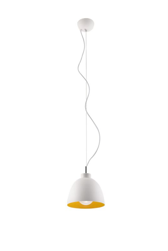 Lampa sufitowa wisząca Sollux Lighting Serena biało-złota wym: 100 x 18 x 18 cm 1xE27 x 60W 1 szt.