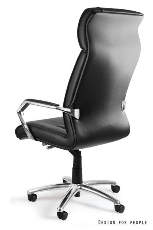 Fotel Unique biurowy CELIO czarny/skóra naturalna 1 szt