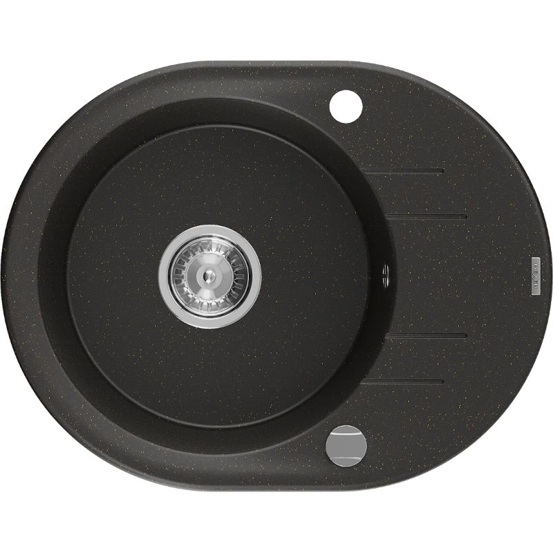 Zlewozmywak wpuszczany Mexen Kevin 1-komorowy szary 586x458 mm - 6517581005-71 1 szt.