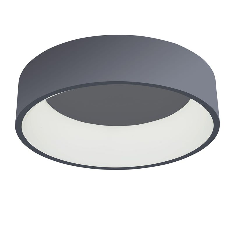 Plafon sufitowy lampa Italux Chiara szaro-biały LED 32W 3000K 1760lm IP20 wym: 13 x 45,5 x 45,5 cm akryl - 1 szt.