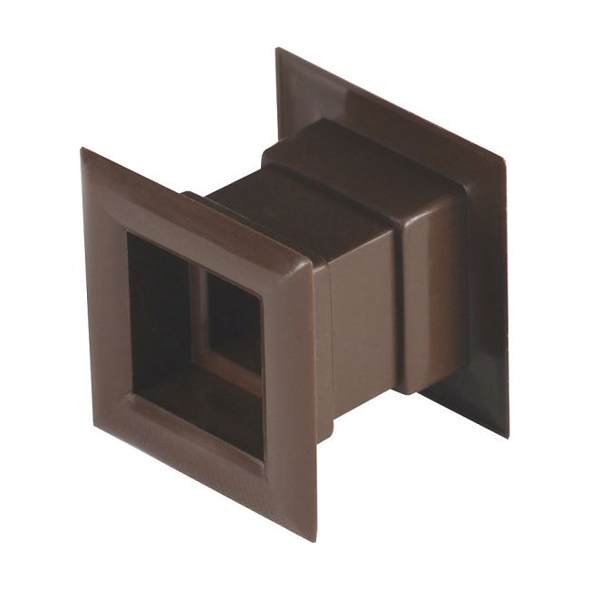 Osłona wentylacyjna Awenta drzwiowa 45 x 45 mm brązowa