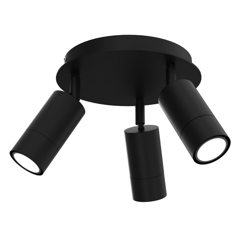 Lampa sufitowa Luminex Link czarny mat 3 x GU10 x 8W wym: 16 x 20 x 20 cm - 1 szt.