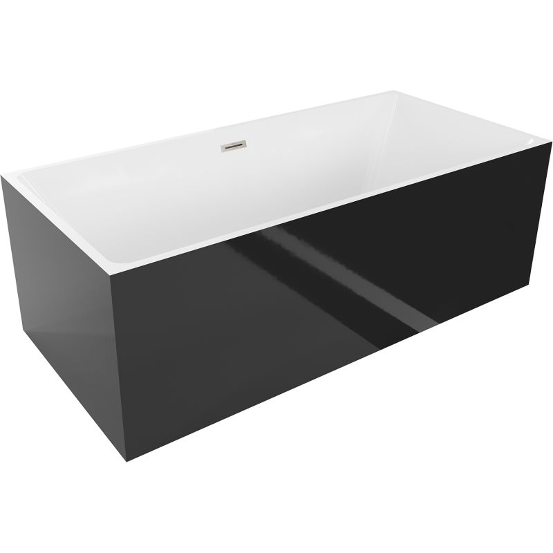 Wanna wolnostojąca Mexen Nita biały czarny 170x80 cm 1 szt.