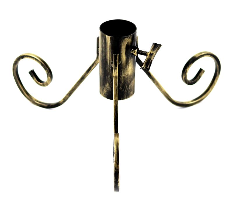 Stojak choinkowy JAKPOL fi7cm pod choinkę metalowy tradycyjny złoty 1 szt.