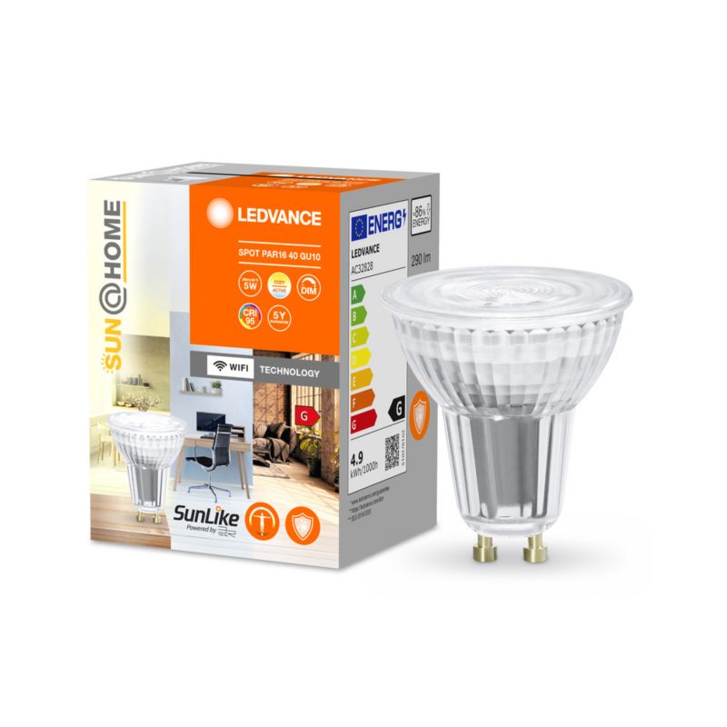 Żarówka LED Ledvance GU10 4.9W 268lm CCT Ściemnialna Smart + WiFi 1 szt.