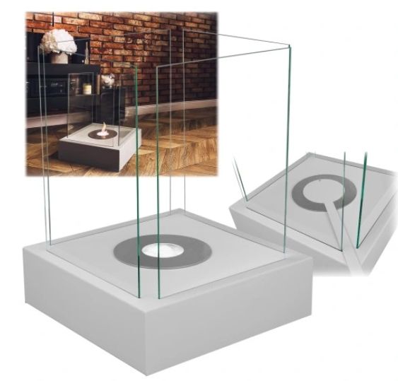 Biokominek BiokominkiGMT Sunset Garden Szary wolnostojący 1szt.