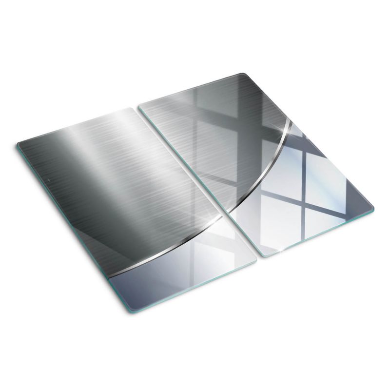 Deska szklana Tulup Metalowa Abstrakcja 30x52 cm 2 szt.