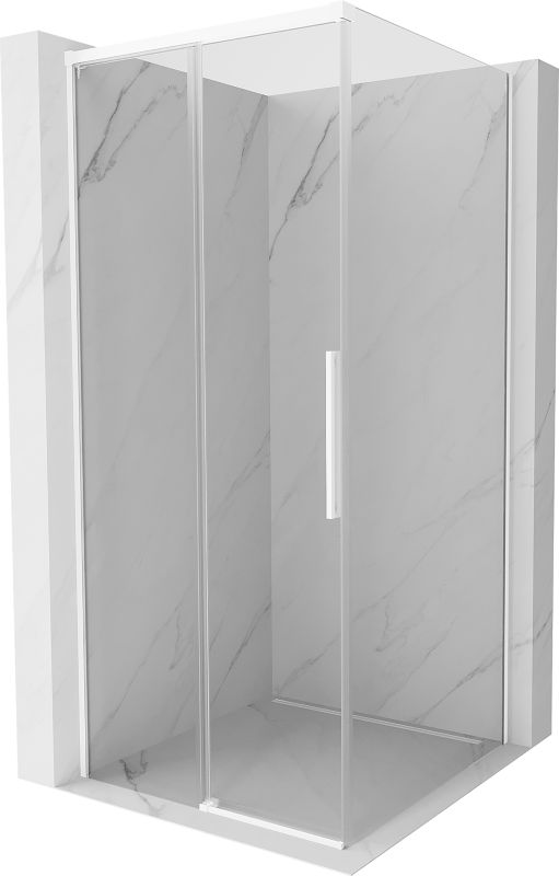 Kabina prysznicowa Mexen Rox biała 110x110 cm 1 szt.