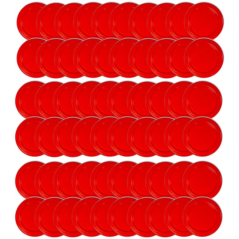 Pokrywki MODO24 wzór czerwony dekielki zakrętki nakrętki wieczka wieka 82mm 60 szt