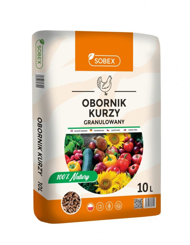 Obornik kurzy granulowany 10L, SOBEX, 1 szt.