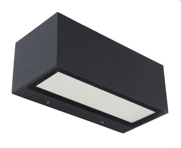 Kinkiet ścienny zewnętrzny Lutec Gemini antracytowo-biały LED 20W 4000K 1230lm IP54 wym: 8,5 x 10,3 x 22 cm aluminium - 1 szt.