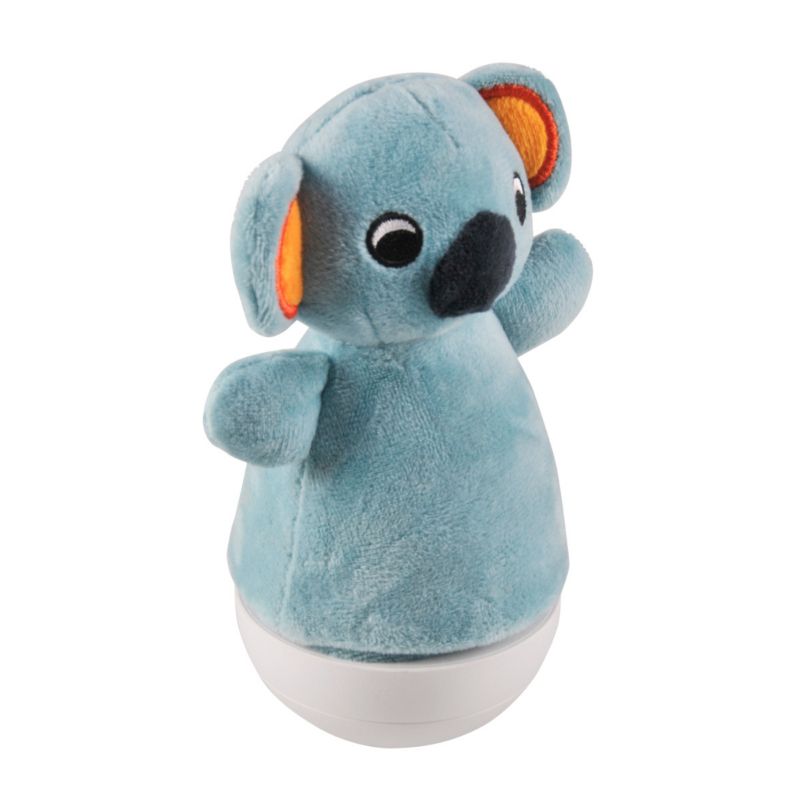 Lampa stołowa Polux Koala niebiesko-biała-czarna LED dziecięca IP20 wym: 17.5 x 11 x 8 cm tkanina - 1 szt.