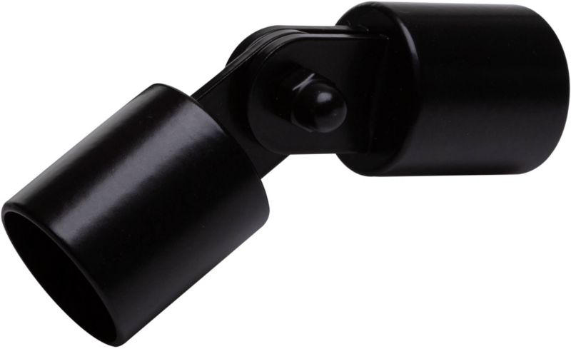 Złącze nastawne poręczy Kornik 20 mm czarne