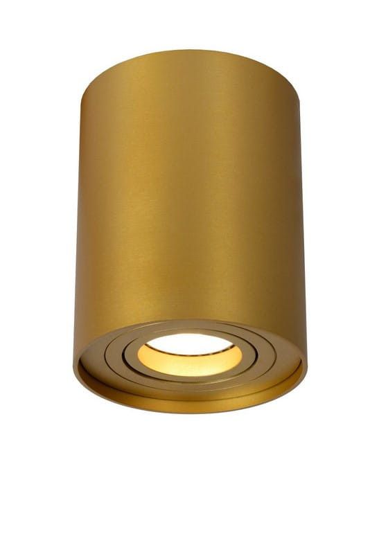 Reflektor spot Lucide Tube złoty 1 x GU10 x 50W IP20 wym: 9,6 x 9,6 cm - 1 szt.