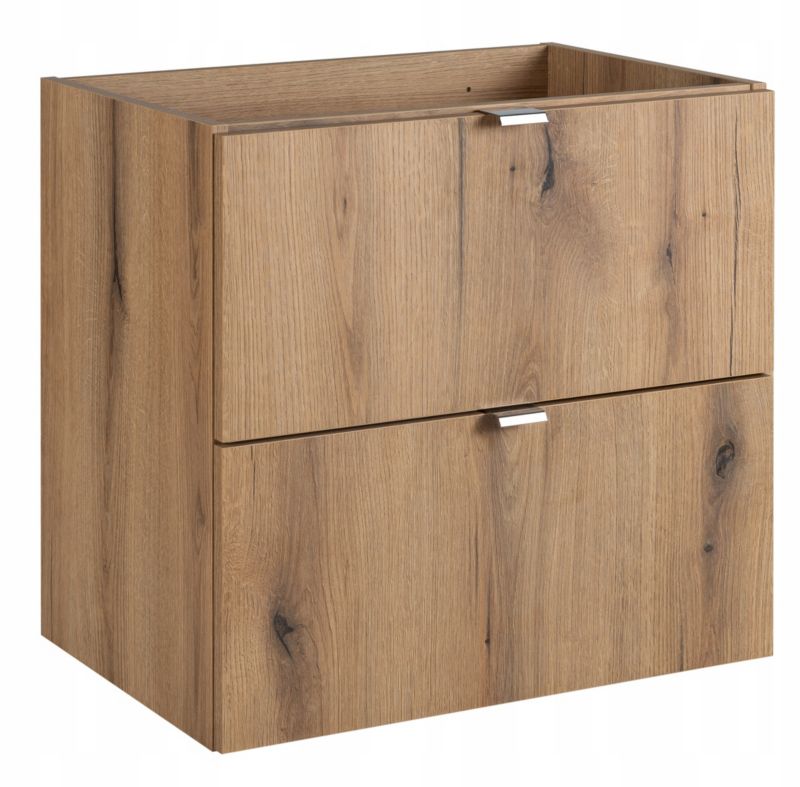 Szafka łazienkowa Furnidea pod umywalkę 60 cm wisząca Dąb Coast Evoke 2 drzwi 1 szt.