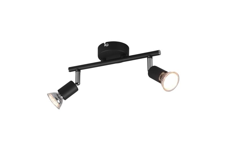 Lampa sufitowa RL Paris czarna 2 x GU10 x 10W wym: 25 x 8 cm - 1 szt.