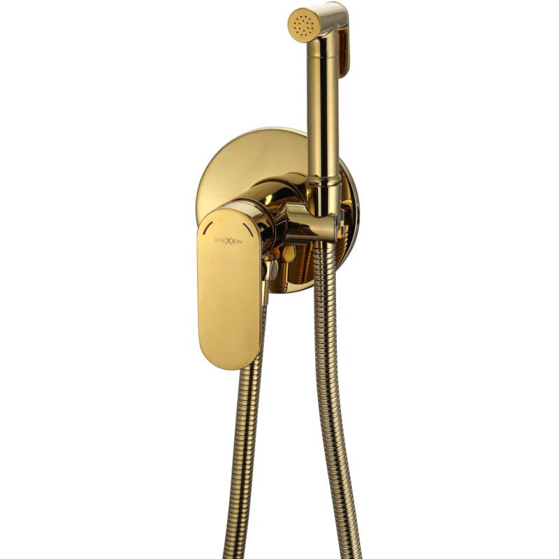 Bateria bidetowa podtynkowa Mexen Milo złota 1 szt.
