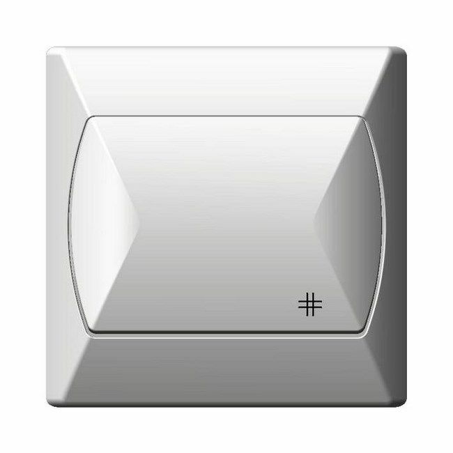 Łącznik krzyżowy Ospel Akcent biały