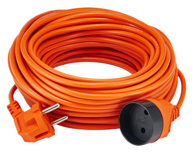 Przedłużacz ogrodowy Elgotech OMY pomarańczowy 2 x 1 mm2 20 m