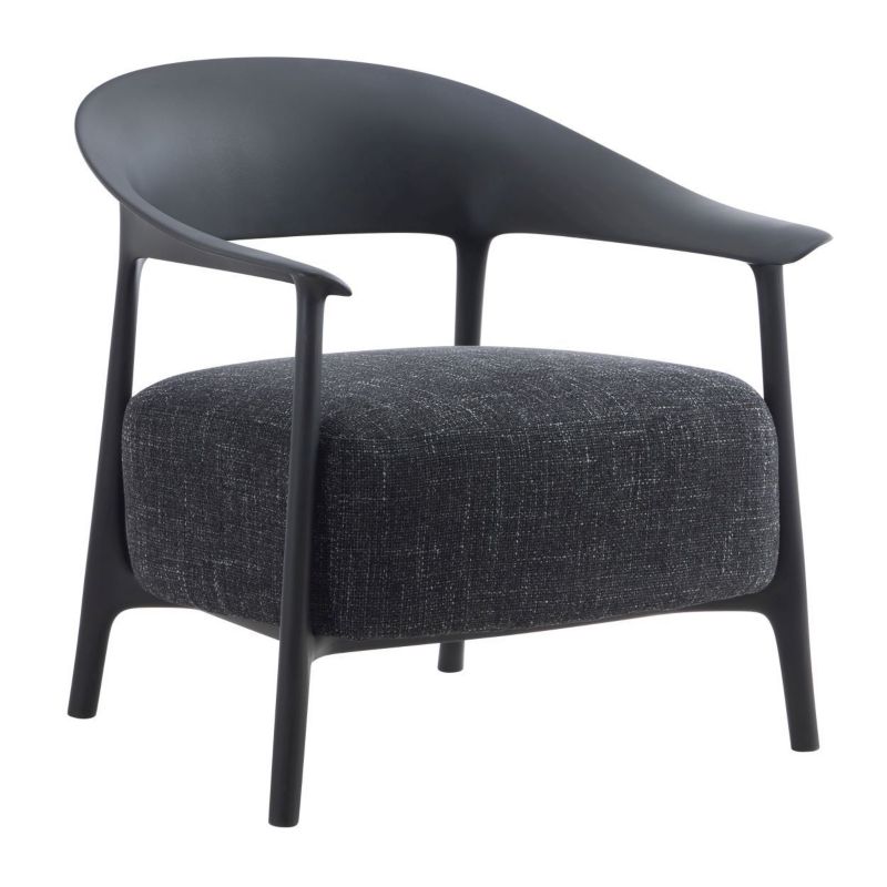 Fotel Wypoczynkowy Gotland Howhomely Czarny Wygodny Niski 68X70X72 Cm 1 Szt.