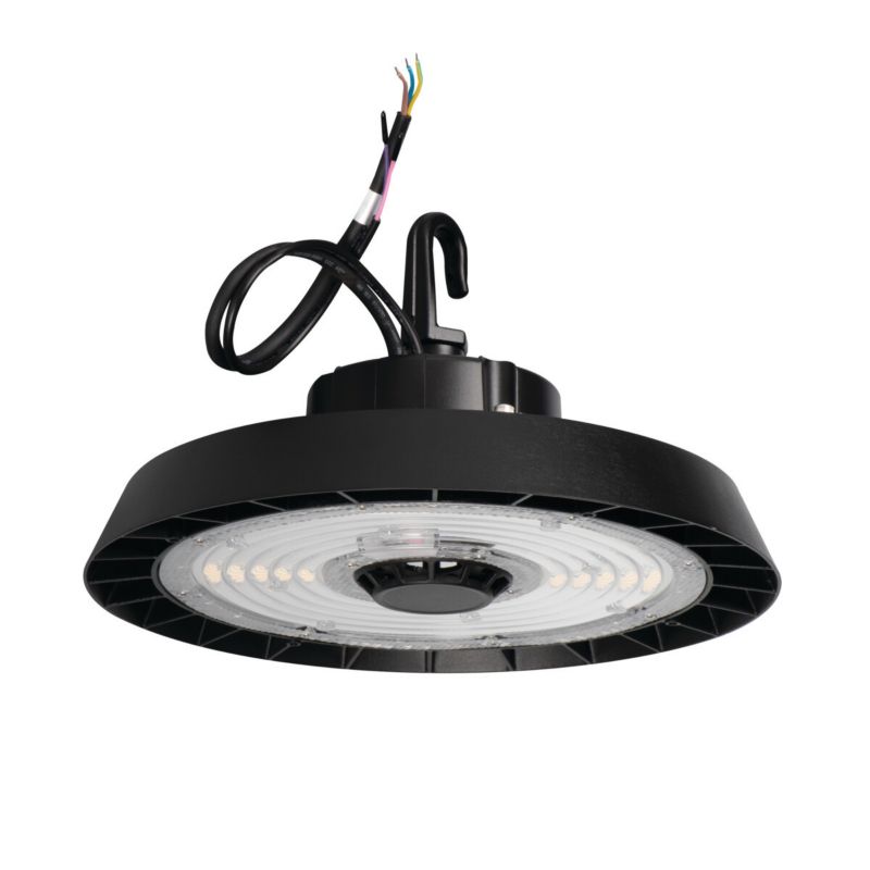 Lampa High Bay Ufo Kanlux Hb Pro Strong czarna LED 150W 4000K 25500lm hermetyczna IP65 wym: 11,2 x 29,9 x 29,9 cm - 1 szt.