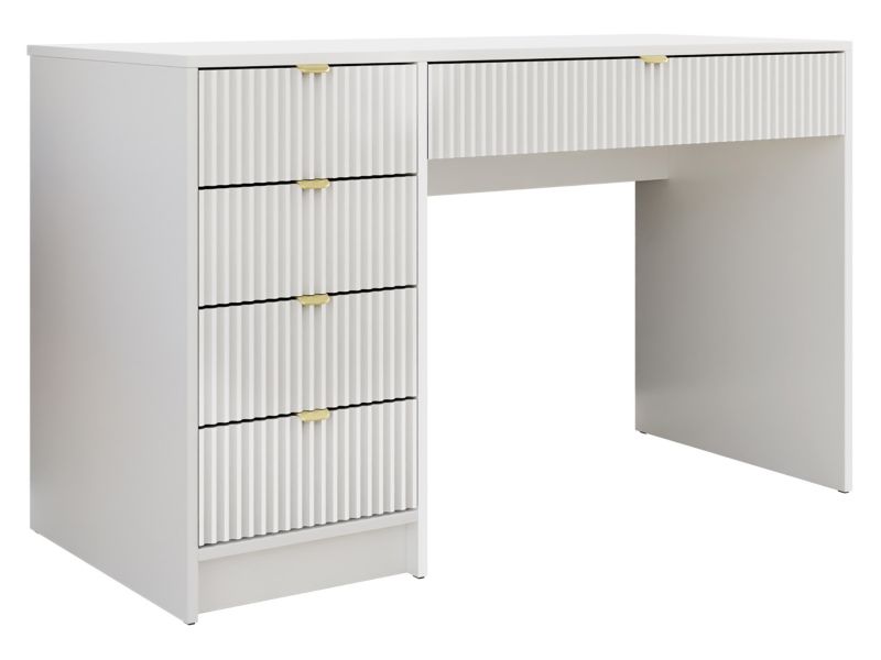 Biurko i toaletka MIRJAN 24 Tireno biały velvet 1 szt.