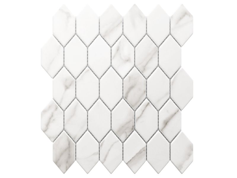 Mozaika szklana Ilcom Heksagon Carrara 25.6 x 25.0 cm 1 szt.