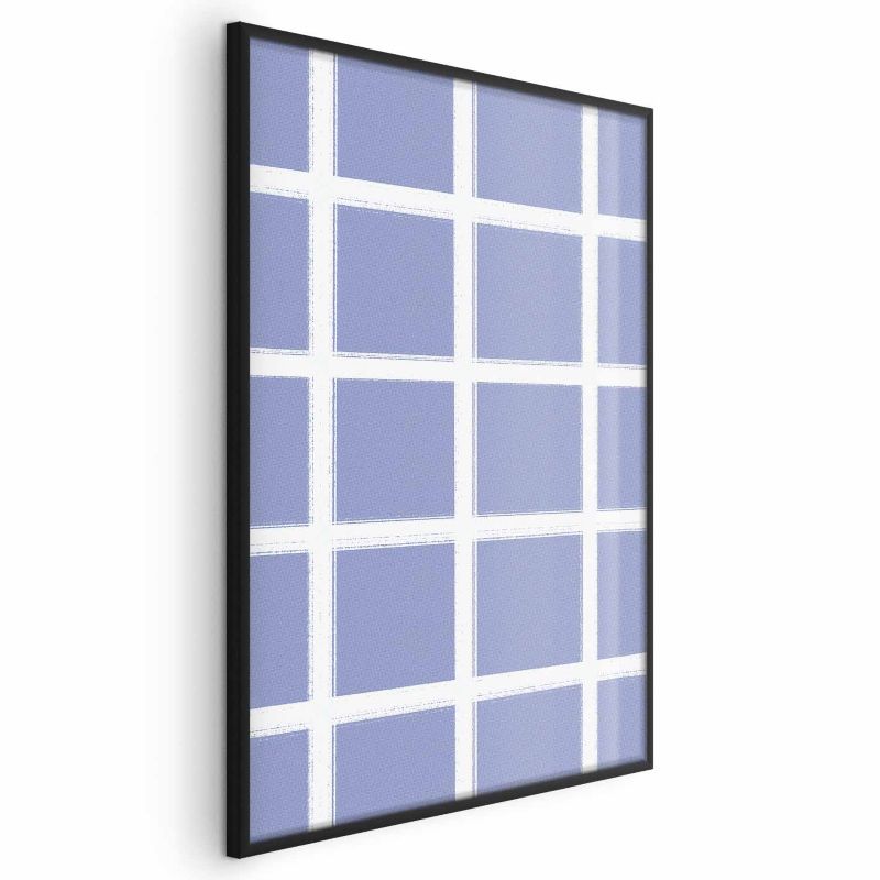 Plakat Artgeist Białe linie 40x60 cm z ramą czarną 1 szt