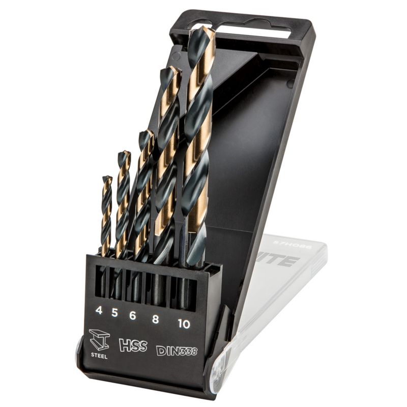 Zestaw wierteł do metalu GRAPHITE 4.0 do 10.0 mm 1 kpl.