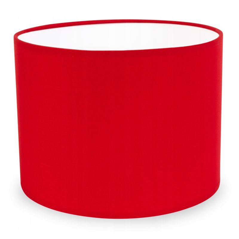 Abażur do lampy wiszącej stołowej Light Home LH okrągły E27 czerwony 20cm 1szt.