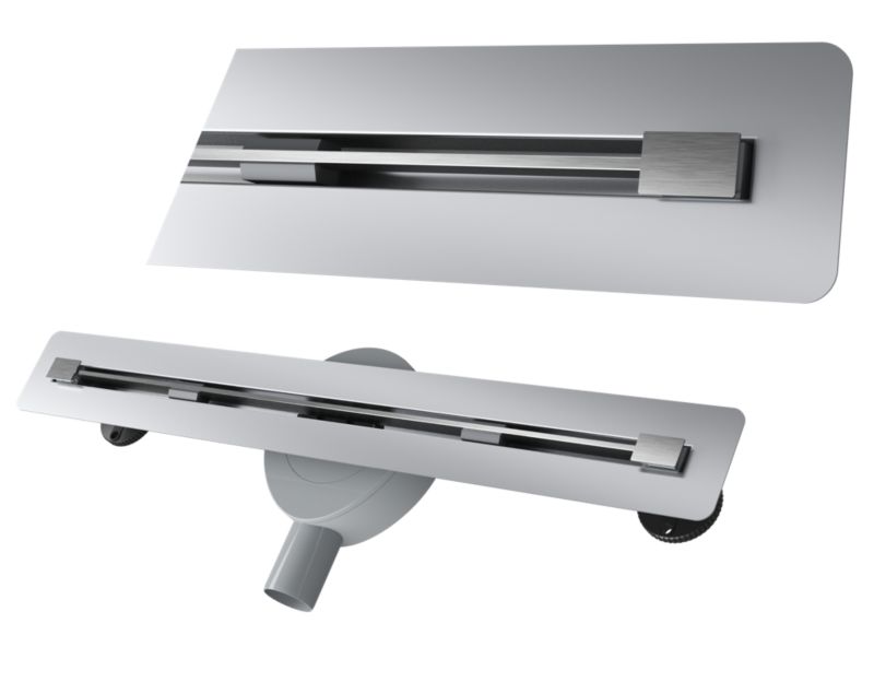 Odpływ Liniowy Pod Płytkę 60cm Granitan Luno Inox Stal 2w1 Prysznic Brodzik Syfon 1szt.