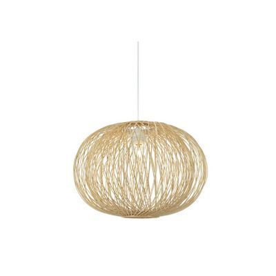 Lampa wisząca GoodHome Albarella E27 rattanowa