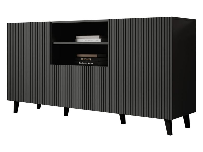 Komoda MIRJAN 24 Vamos Grey 150 antracyt/czarny 1 szt.