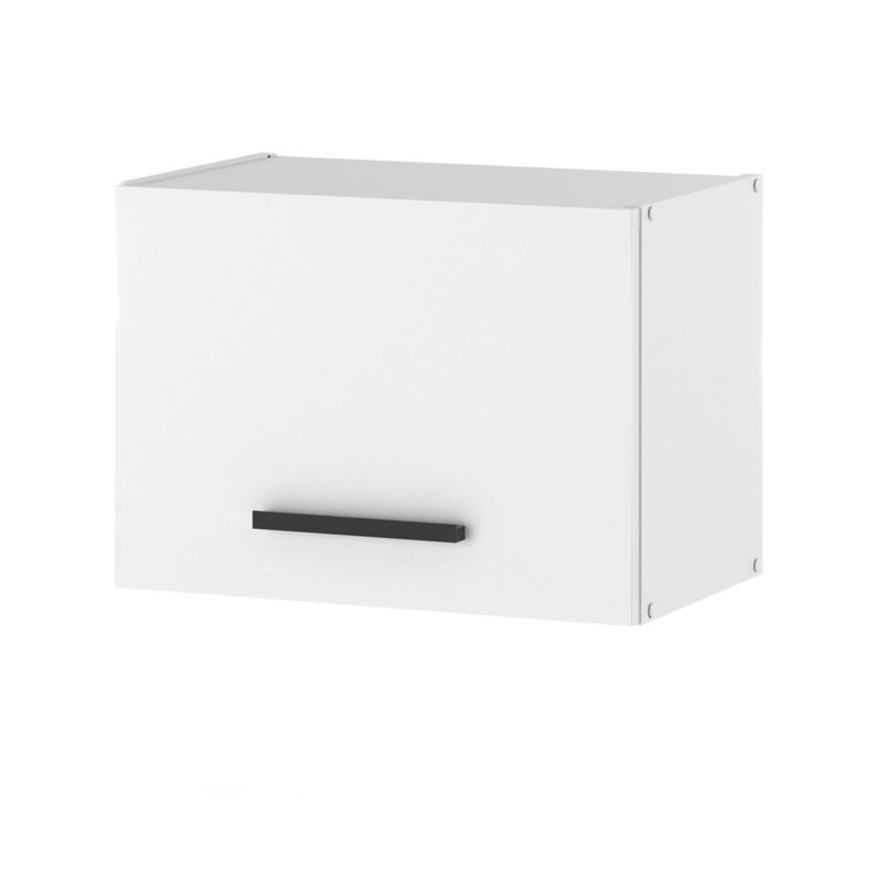 Szafka Kuchenna Hurtownia-Mebli Wisząca Okapowa Blanka górna okap50 50cm Biały Mat Biały Mat 50x30x36 cm 1szt.